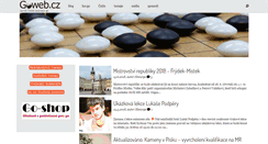 Desktop Screenshot of goweb.cz