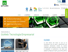 Tablet Screenshot of goweb.es